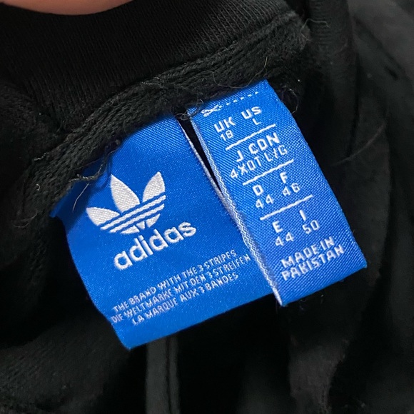 Black Adidas Hooded Sweatshirt - Picture 5 of 5